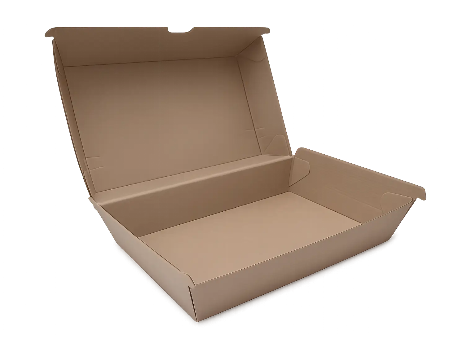 Pudełko na burger z Mikrofali (F) EKO KRAFT 12x21,5x8 60 szt. - obrazek 2