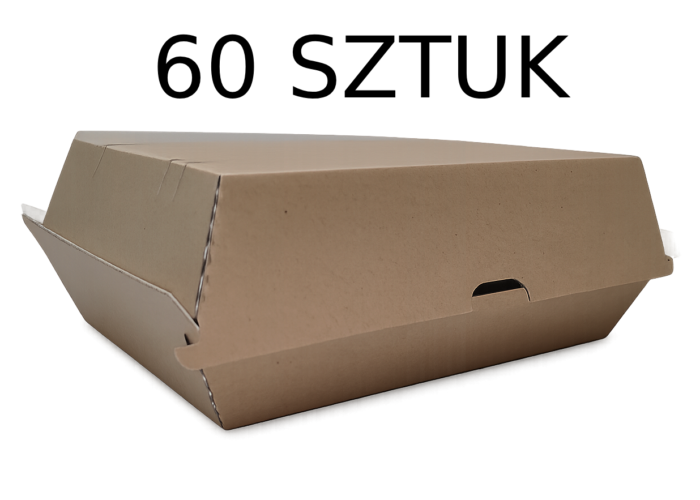 Pudełko na burger z Mikrofali (F) EKO KRAFT 12×21,5×8 60 szt.