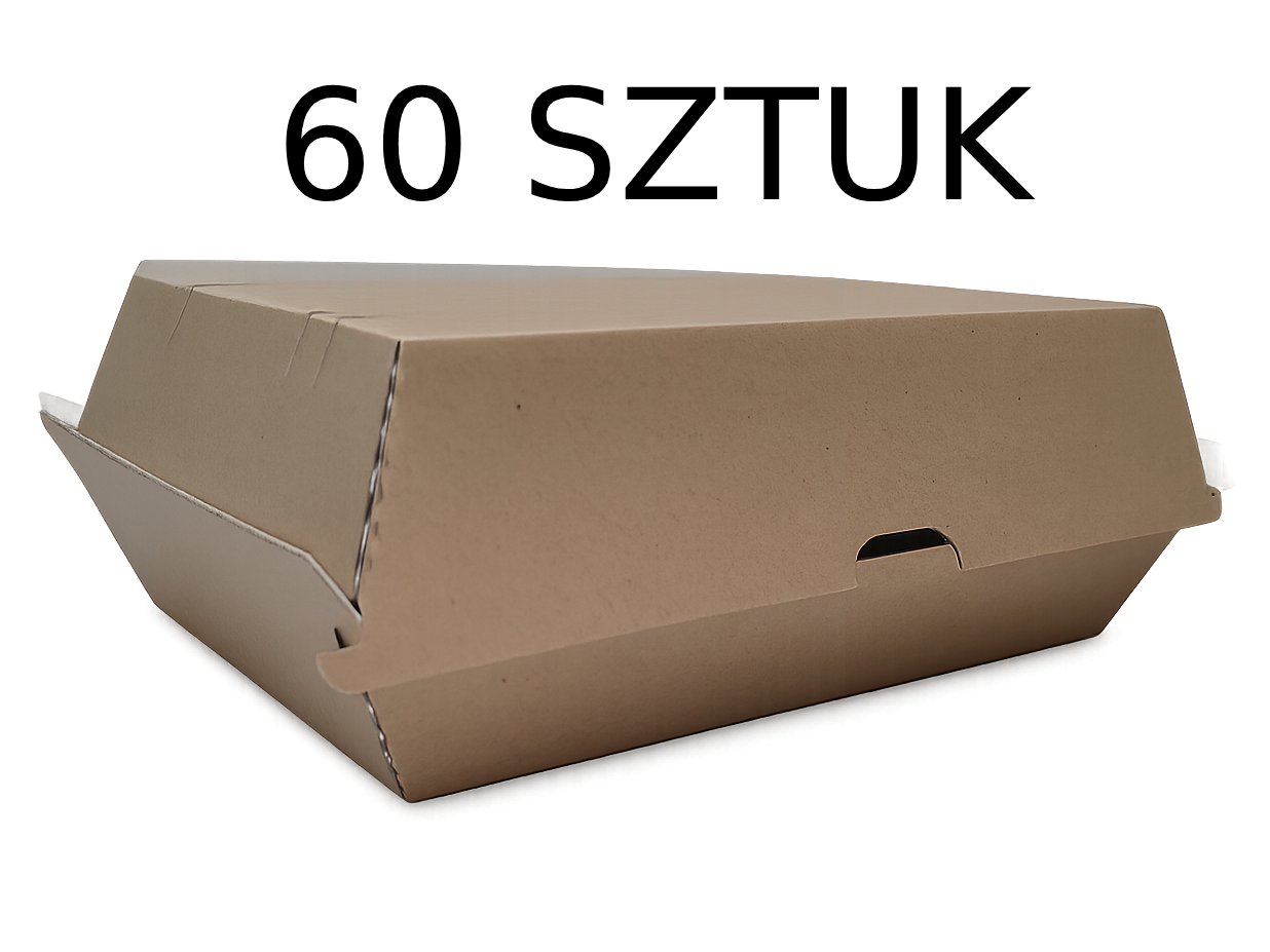 Pudełko na burger z Mikrofali (F) EKO KRAFT 12x21,5x8 60 szt.