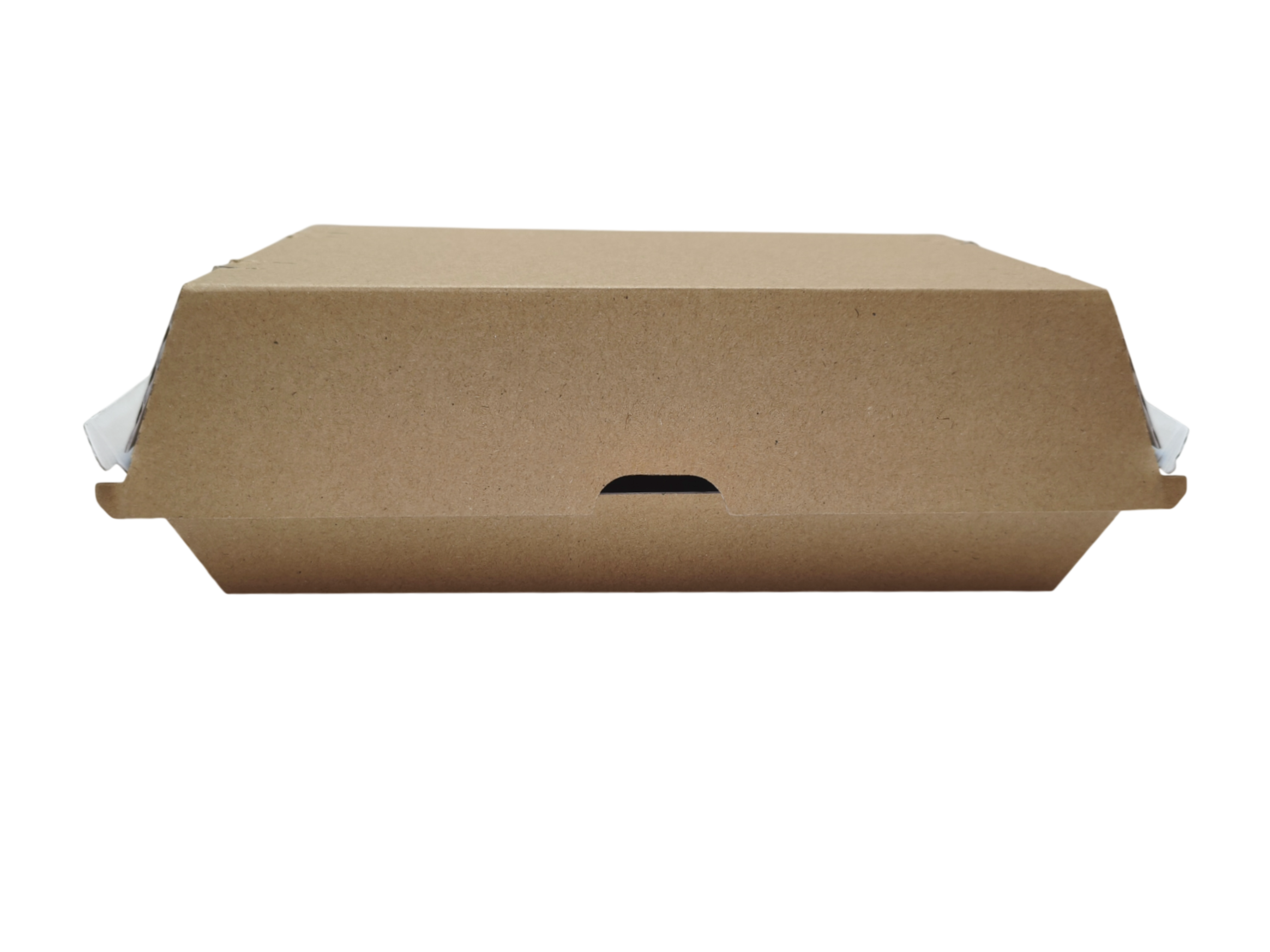 Pudełko na burger Tektura Falista Biały Kraft SUPER SZTYWNE 12x21,5x8 45 szt. - obrazek 4
