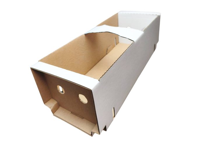 Łubianka na truskawki borówki kobiałka tekturowa 2kg 38x14x12 cm 100 szt.